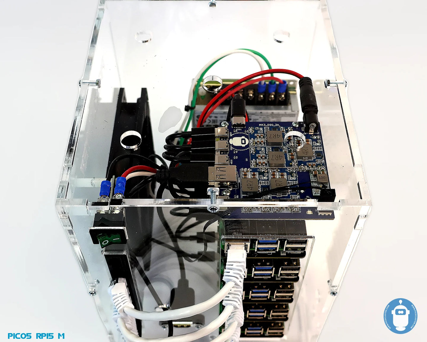 Pico 5M Raspberry PI 16GB/1TB Storage SSD per node