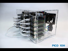 Load and play video in Gallery viewer, Pico 10H Raspberry PI5 Cluster 8GB
