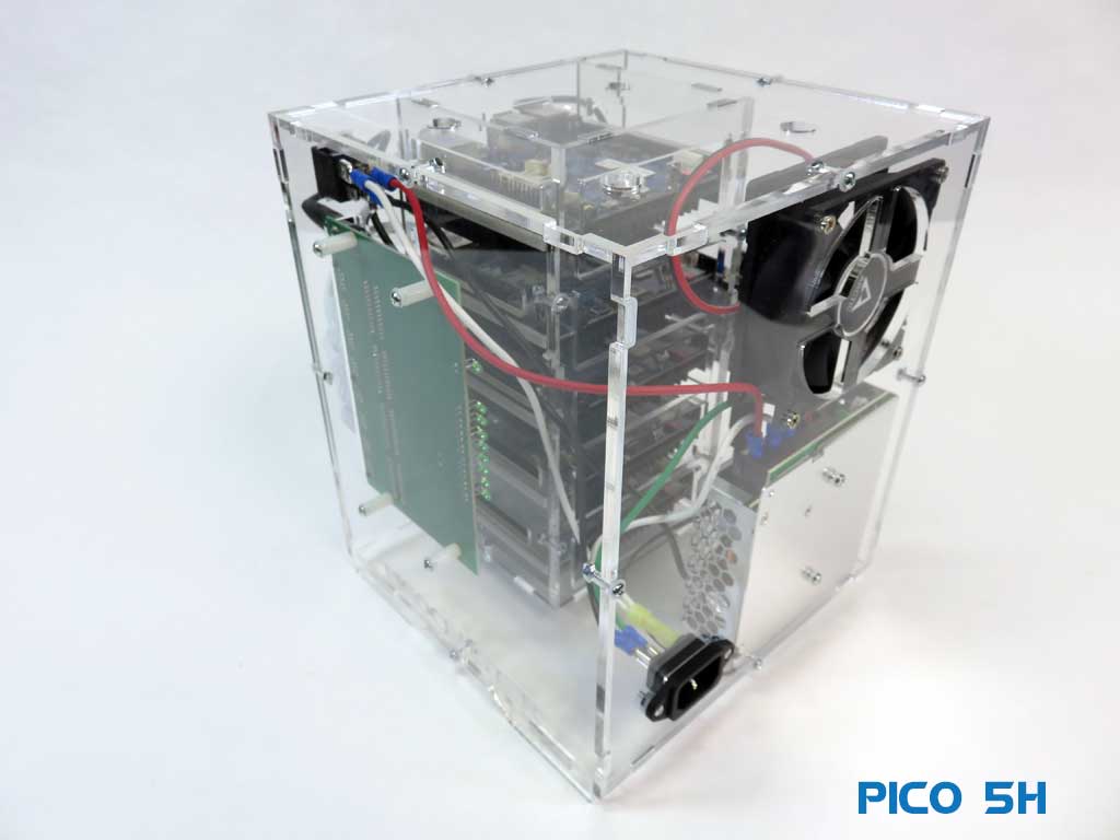 Pico 5 Odroid N2+ 4GB Cluster for Edge Computing