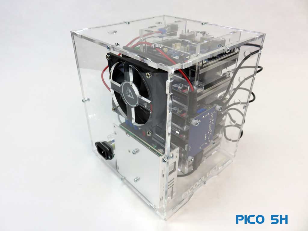 Pico 10 Odroid N2+ Cluster for Edge & Cloud Computing
