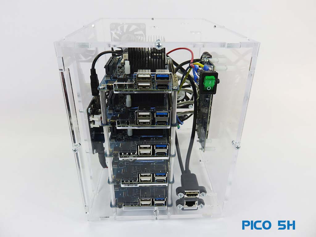 Pico 5 RockPro64 Cluster