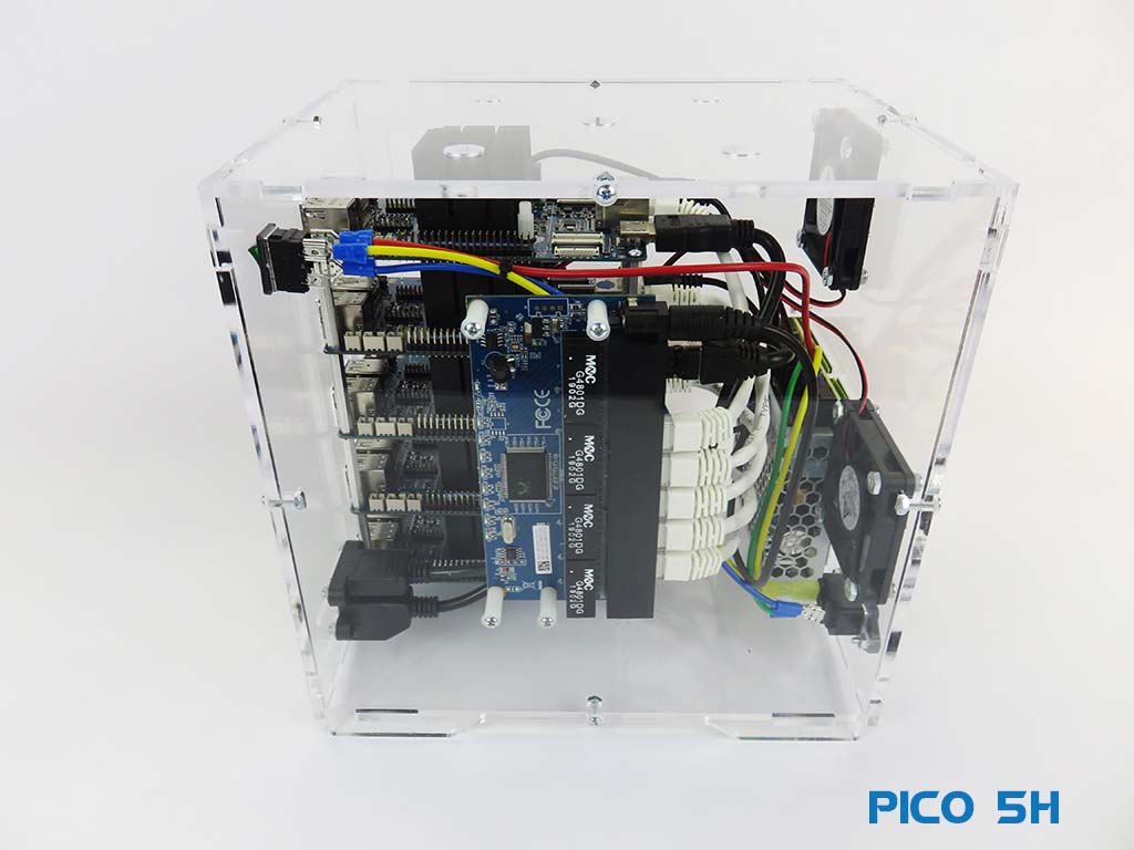 Pico 5 RockPro64 Cluster - Powerful SBC for Edge Computing