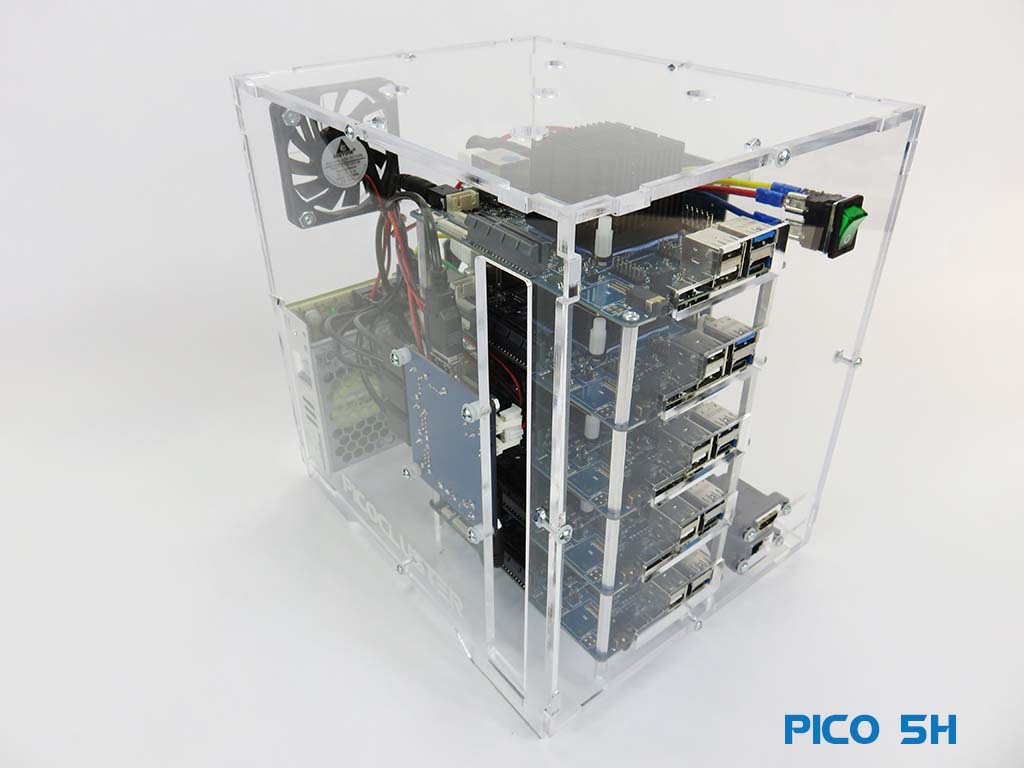 Pico 5 RockPro64 Cluster - Powerful SBC for Edge Computing