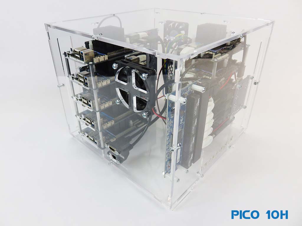 Pico 10 RockPro64 Cluster - Powerful SBC for Edge Computing