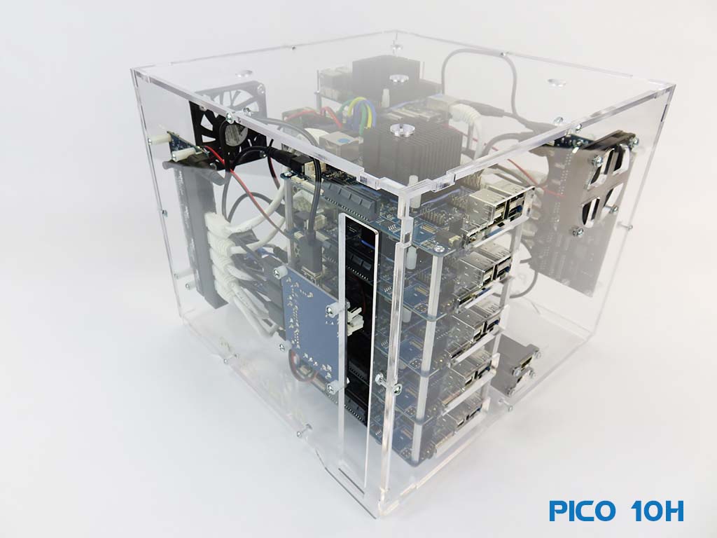 Pico 10 RockPro64 Cluster - Powerful SBC for Edge Computing