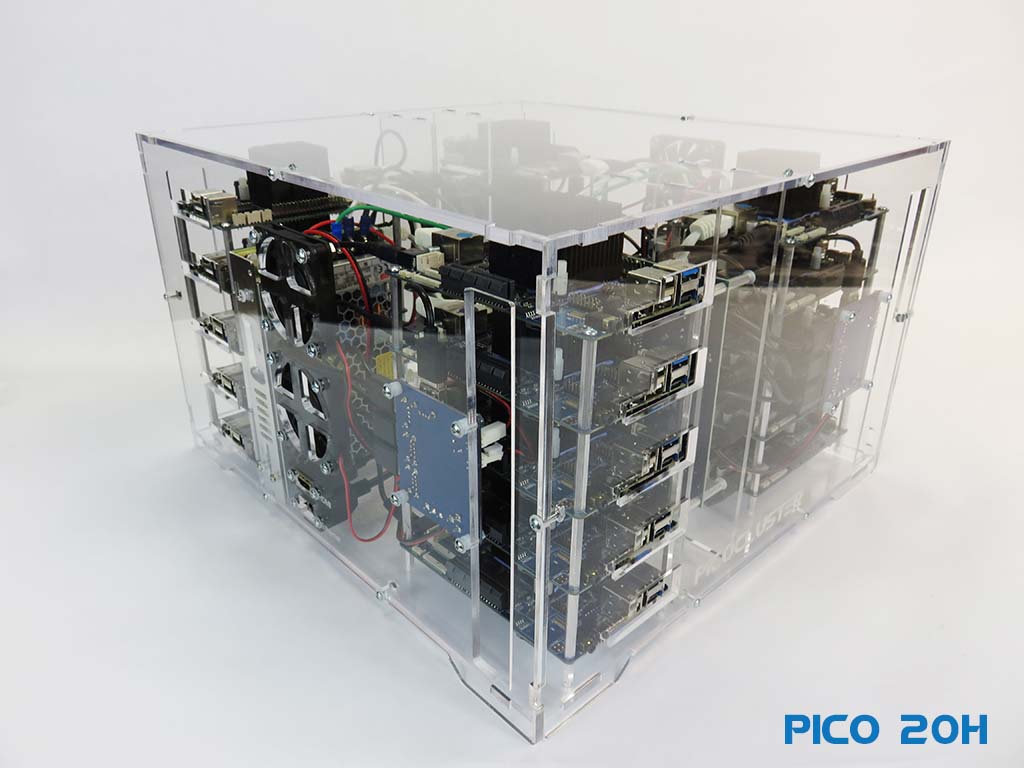 Pico 20 RockPro64 Cluster - Powerful SBC for Edge Computing