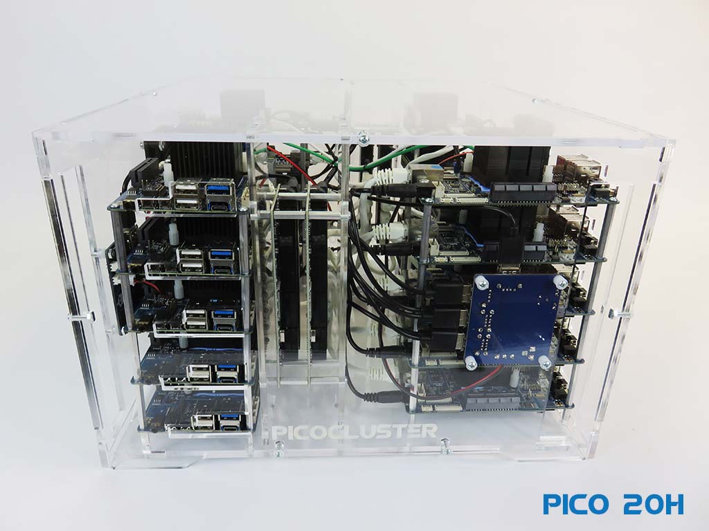 Pico 20 RockPro64 Cluster - Powerful SBC for Edge Computing
