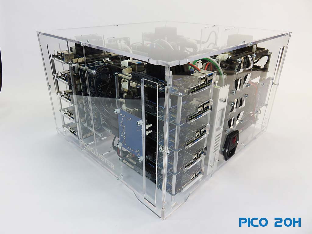Pico 20 RockPro64 Cluster - Powerful SBC for Edge Computing