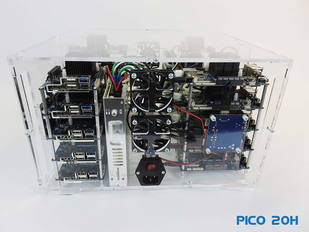 Pico 20 RockPro64 Cluster - Powerful SBC for Edge Computing