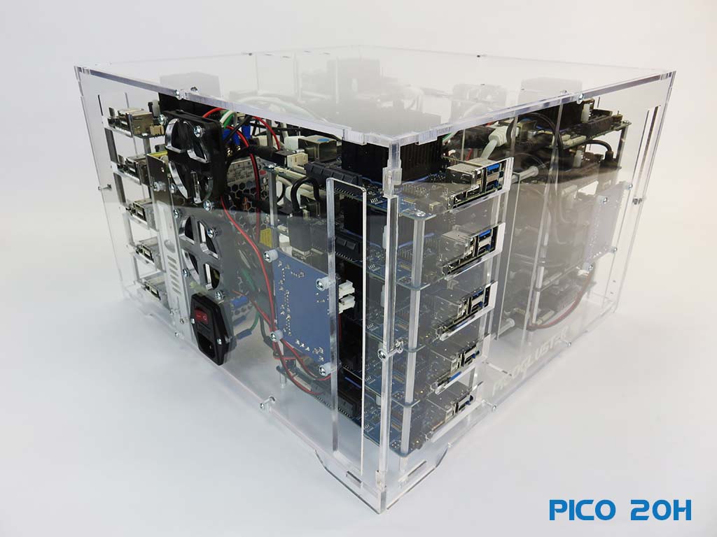 Pico 20 RockPro64 Cluster - Powerful SBC for Edge Computing