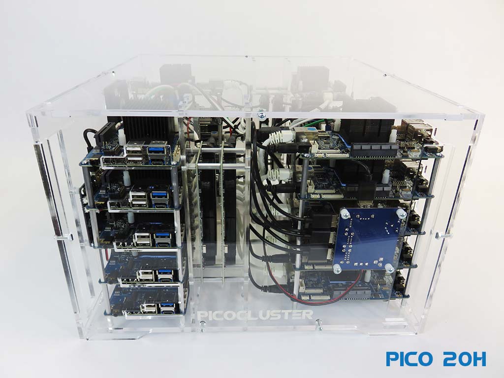 Pico 20 RockPro64 Cluster - Powerful SBC for Edge Computing