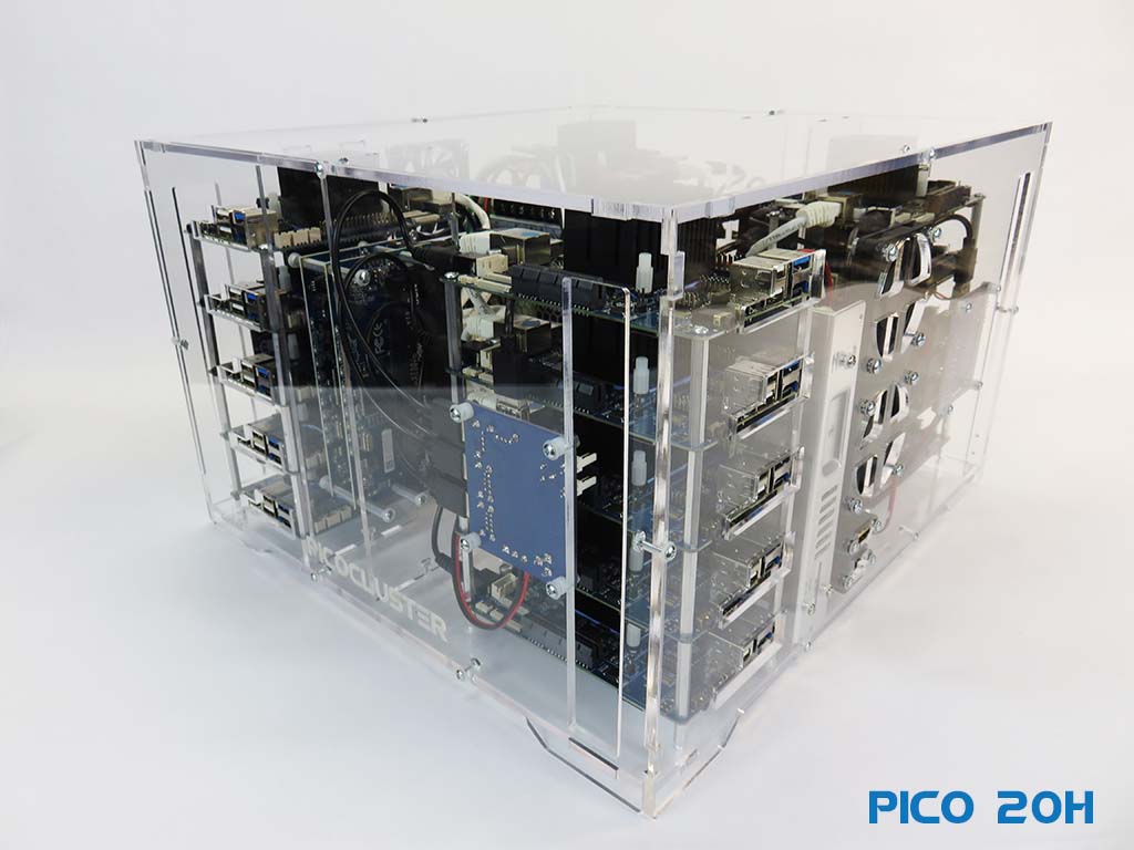 Pico 20 RockPro64 Cluster - Powerful SBC for Edge Computing