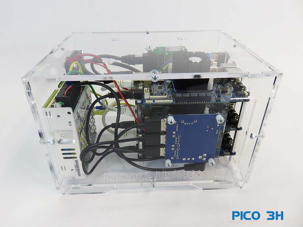 Pico 3 RockPro64 Cluster - Power & Performance