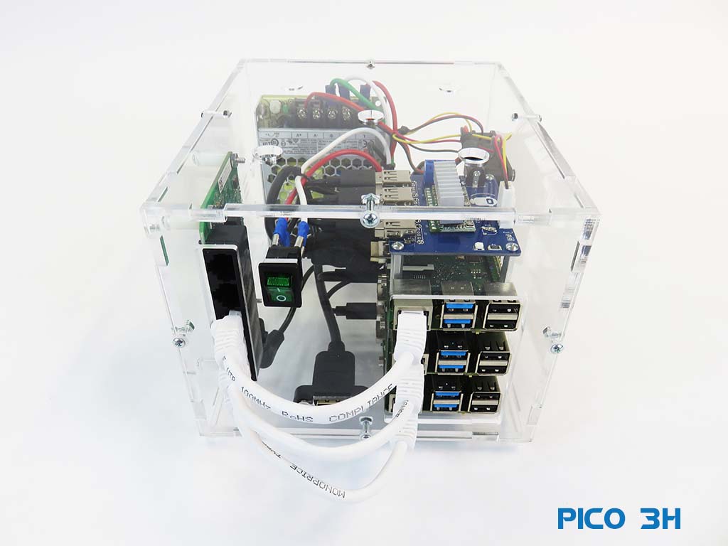 Pico 3 Radxa Rock PI4B Cluster