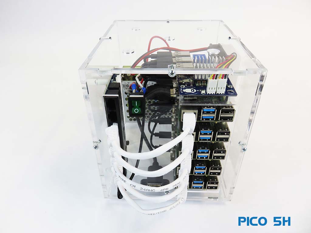 Pico 5 Radxa Rock PI4B Cluster