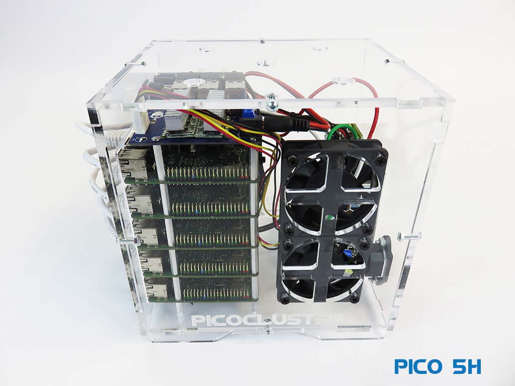 Pico 5 Radxa Rock PI4B Cluster PicoCluster Desktop DataCenter