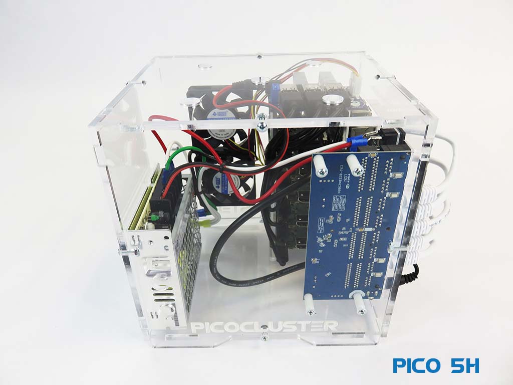 Pico 5 Radxa Rock PI4B Cluster PicoCluster Desktop DataCenter